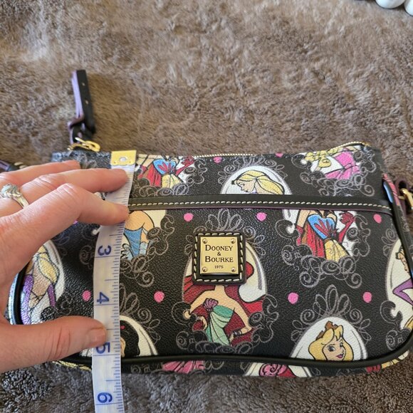 Dooney & Bourke Disney Parks Runaway Princess Crossbody Pouchette Bag Black NWOT - Picture 16 of 16